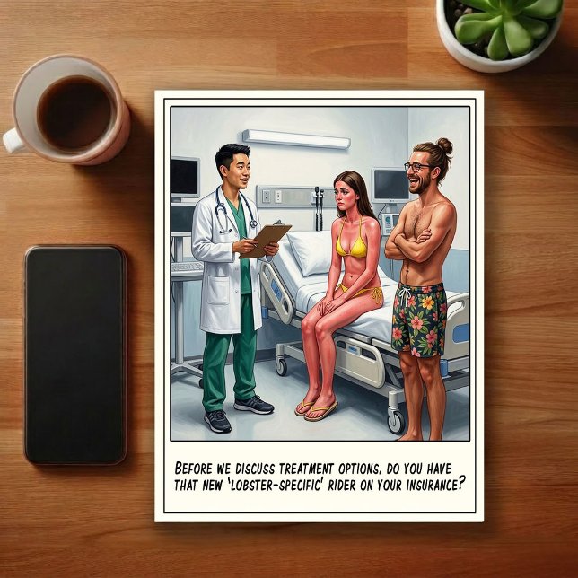 Emergency Room Adventures Cartoon Postcard (Creator Uploaded)