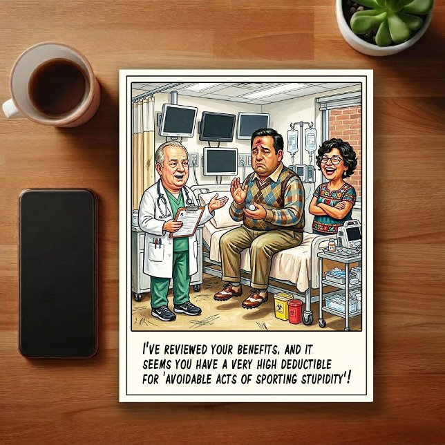 Emergency Room Adventures Cartoon Postcard (Creator Uploaded)