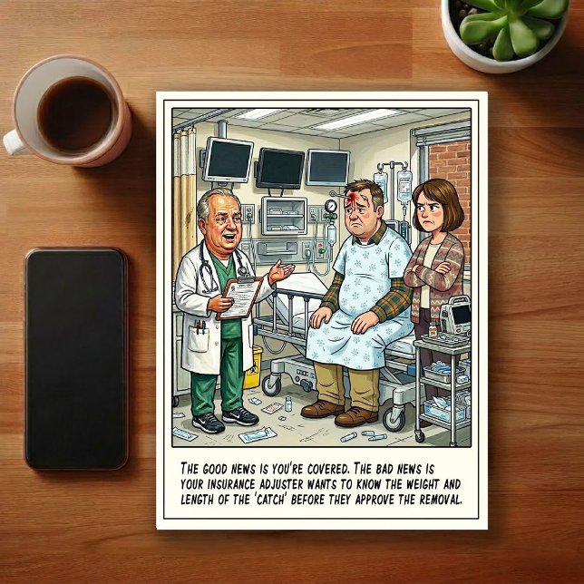 Emergency Room Adventures Cartoon Postcard (Creator Uploaded)