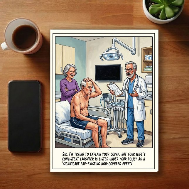 Emergency Room Adventures Cartoon Postcard (Creator Uploaded)