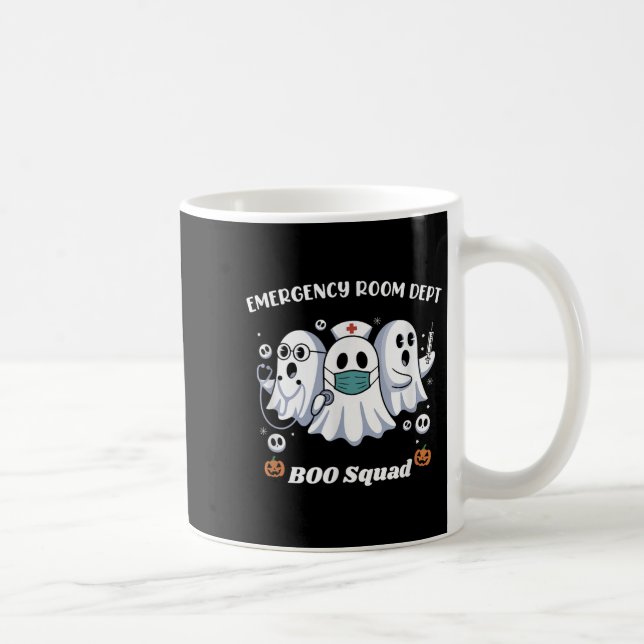 Emergency Room Department Er Dept Halloween Crew B Coffee Mug (Right)