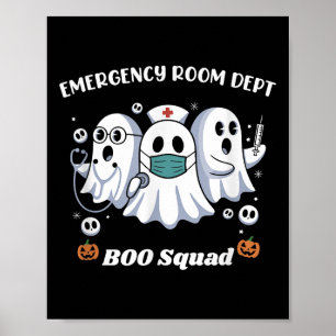 Emergency Room Department Er Dept Halloween Crew B Poster
