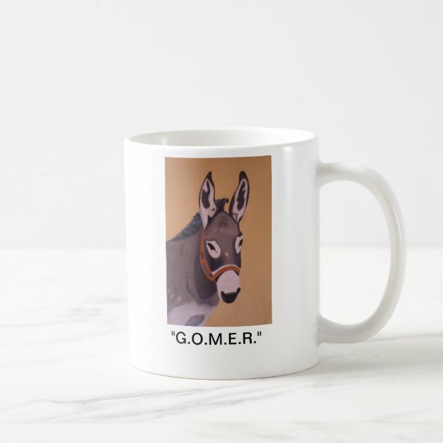EMERGENCY ROOM DONKEY COFFEE MUG (Right)
