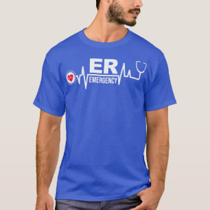 Emergency Room Hospital Doctor Nurse RN ER Nurse L T-Shirt