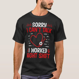 Emergency Room Nurse Appreciation Night Shift ER N T-Shirt