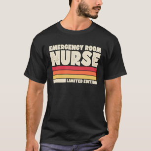 Emergency Room Nurse  Retro Vintage Style T-Shirt