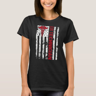 Emergency Room Technician ER Tech Technologist Ame T-Shirt
