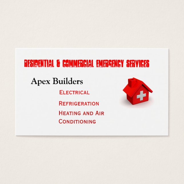 Emergency Service Calls (Front)