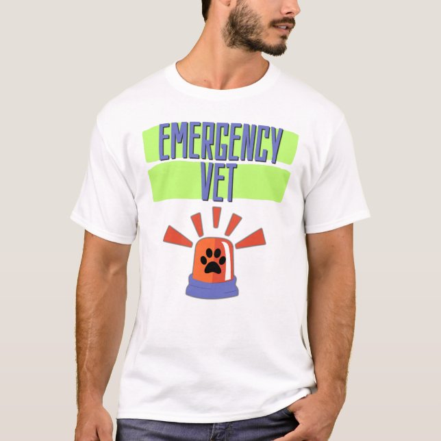 Emergency Vet – Veterinary Emergency Design T-Shirt (Front)
