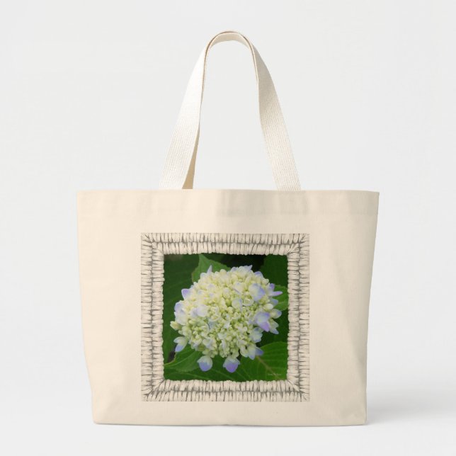 Emerging Bloom Large Tote Bag (Front)