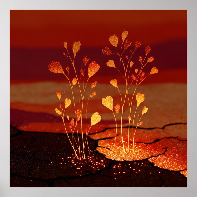 Emerging Seedlings - Solarpunk Poster (Front)