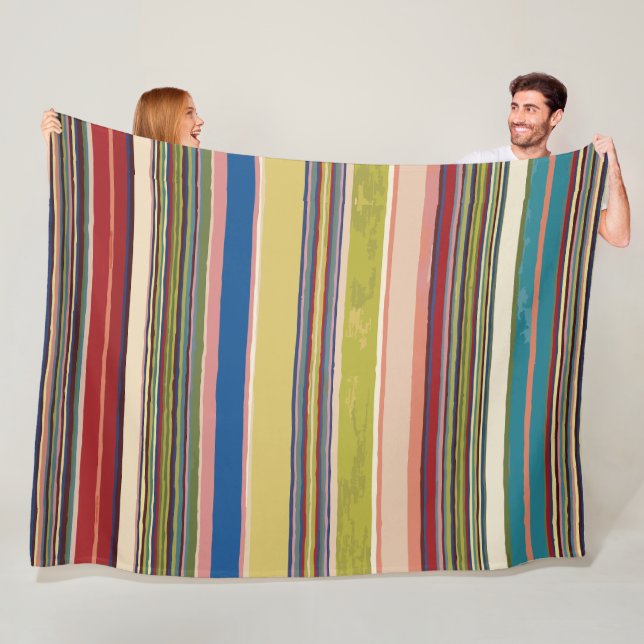Emerging Thoughts: Struggle for Expression Fleece Blanket (In Situ)
