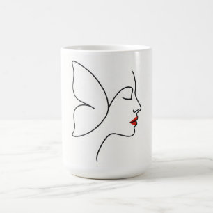Emerging Wings – Hidden Butterfly Healing Portrait Coffee Mug