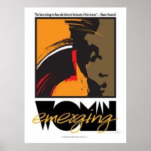 Emerging Woman Rising Poster