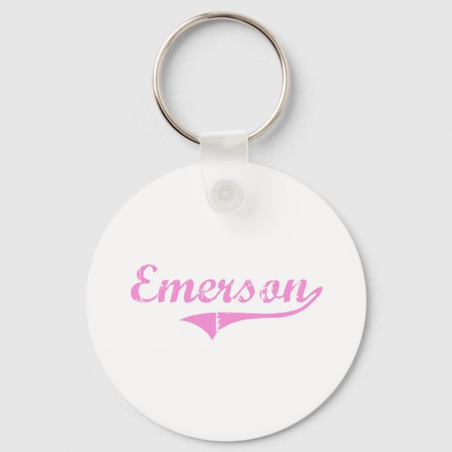 Emerson Classic Style Name Key Ring (Front)