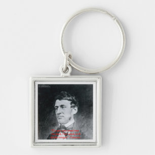 Emerson "Creed The Deed" Wisdom Quote Gifts Key Ring