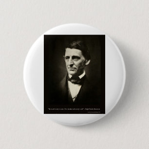 Emerson Love Of Beauty Is Taste Love Quote Gifts 6 Cm Round Badge