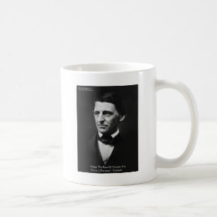 Emerson "Pace Of Nature" Wisdom Quote Gifts & Tees Coffee Mug