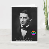 Emerson "Peace Is Within" Wisdom Quote Gifts & Tee