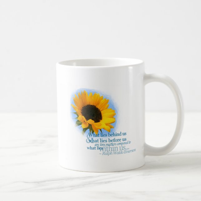 Emerson Quotation Coffee Mug (Right)