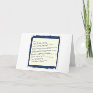 Emerson Quote Card