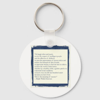 Emerson Quote Key Ring