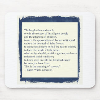 Emerson Quote Mouse Pad