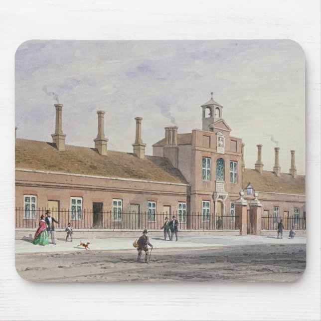 Emery Hills Alms Houses in Rochester Row, 1850 Mouse Pad (Front)
