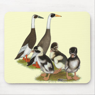 Emery Penciled Runner Duck Family Mouse Pad