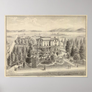 Emery residence, Oakland, Alameda Co Poster