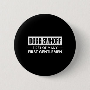 Emhoff As First Gentleman Kamala Harris Husband 1 6 Cm Round Badge