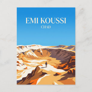 Emi Koussi Volcano Chad Postcard