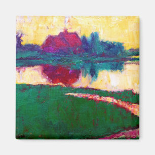 Emil Nolde Landscape with Farmhouse Magnet