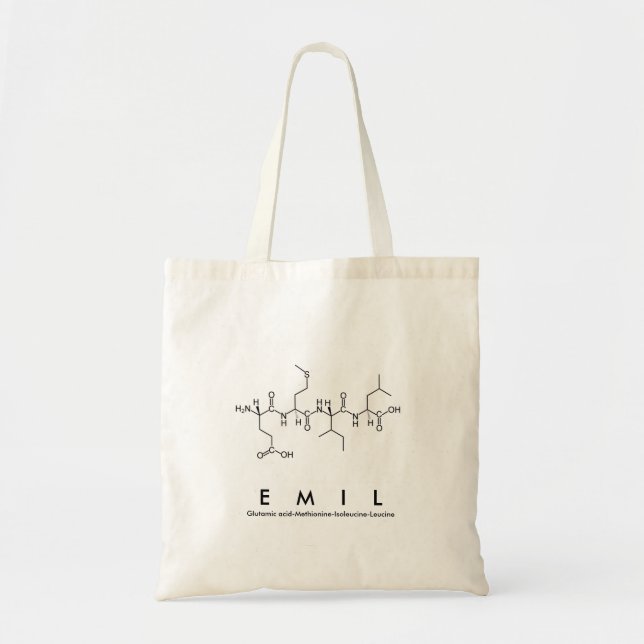 Emil peptide name bag (Front)