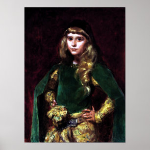 Emile Auguste Carolus-Duran Natalie at Ten Poster