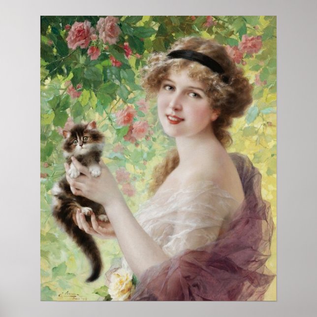 Emile Vernon Precious Kitten Poster (Front)