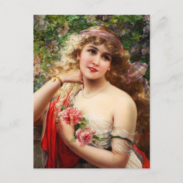 Emile Vernon Spring Postcard (Front)