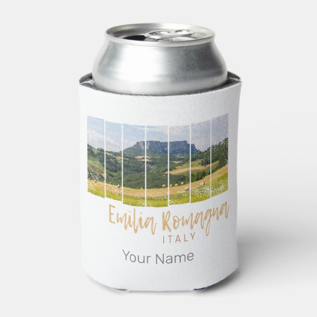 Emilia-Romagna Landscape Italy Vintage Souvenir Can Cooler (Can Front)