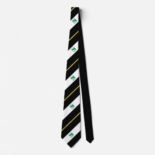 Emilia Romagna striped flag Tie (Front)