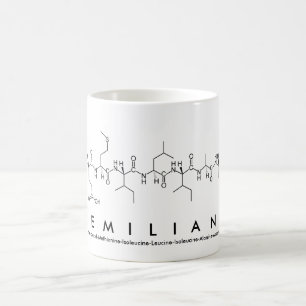 Emilian peptide name mug
