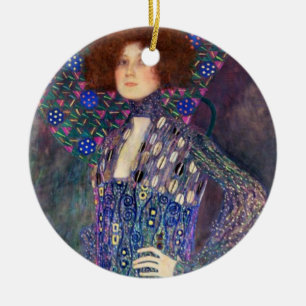 Emilie Floege, 1902 Ceramic Ornament