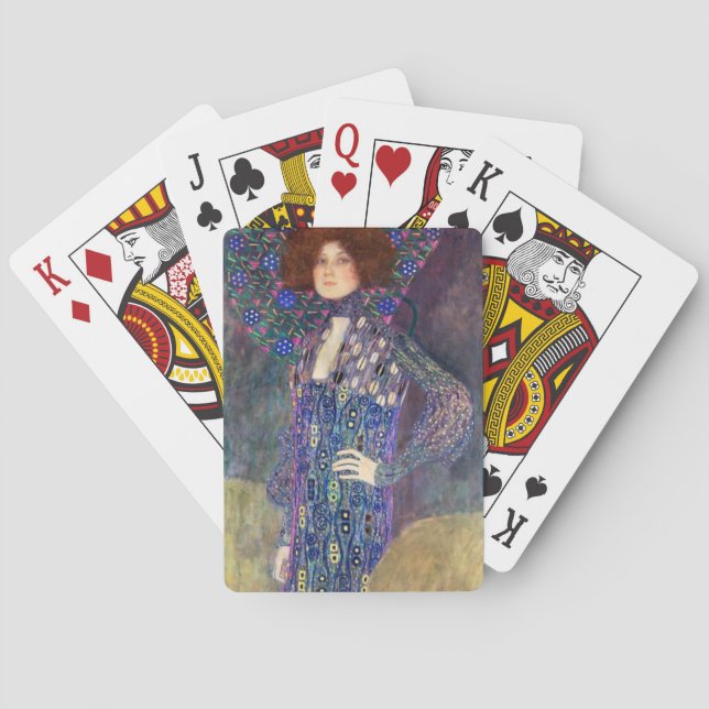 Emilie Floege, 1902 Playing Cards (Back)