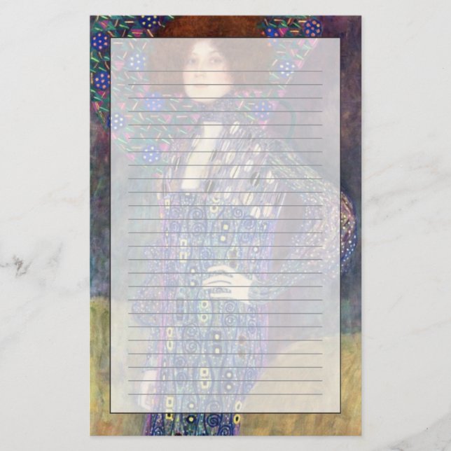 Emilie Floege, 1902 Stationery (Front)