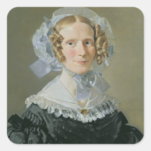 Emilie Kessel 1839 Square Sticker