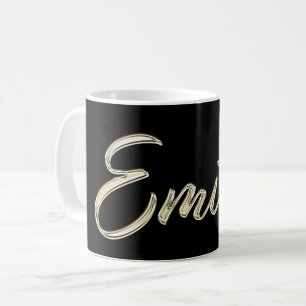 Emilie white Handwriting Tasse Kaffeetasse Coffee Mug