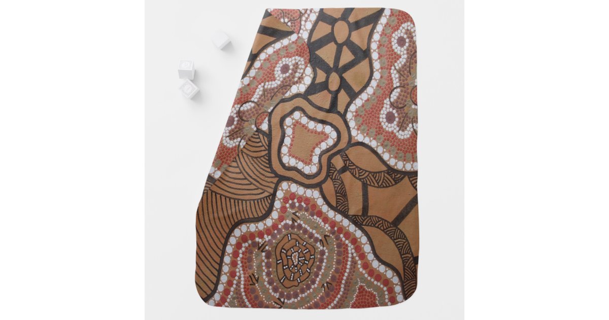 Emily Aboriginal Baby Blanket Zazzle