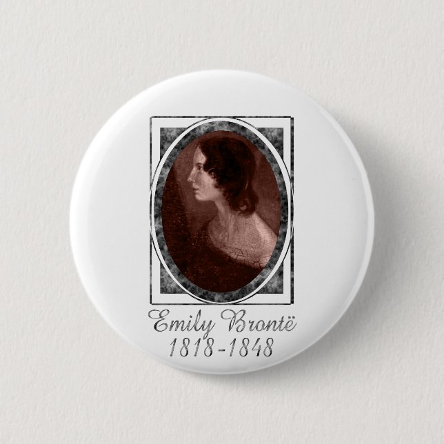 Emily Brontë 6 Cm Round Badge (Front)
