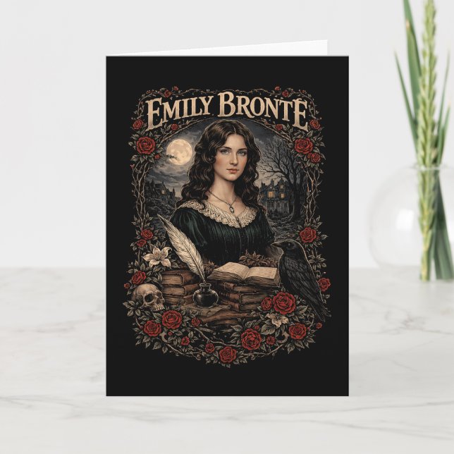 Emily Brontë Holiday Card (Front)
