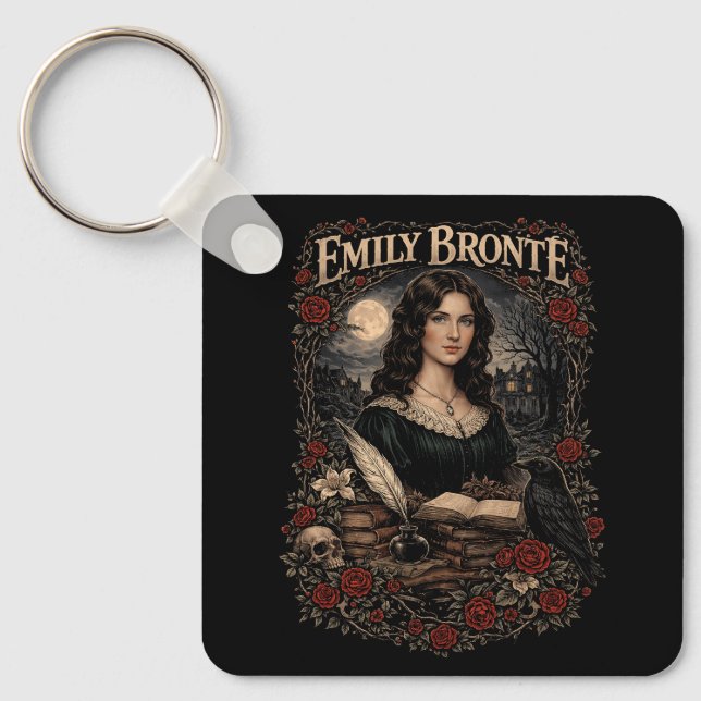 Emily Brontë Key Ring (Front)