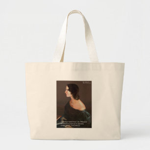 Emily Bronte "Souls Same" Love Quote Gifts & Cards Large Tote Bag